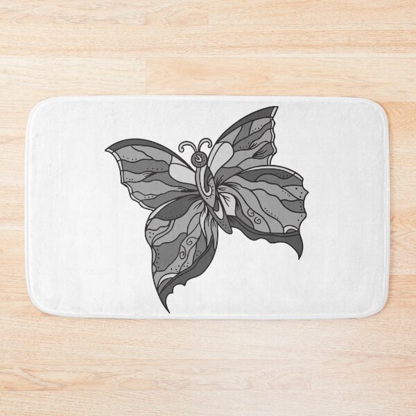 Item preview, Grey Themed Butterfly 2 designed and sold by Meggie-moos.