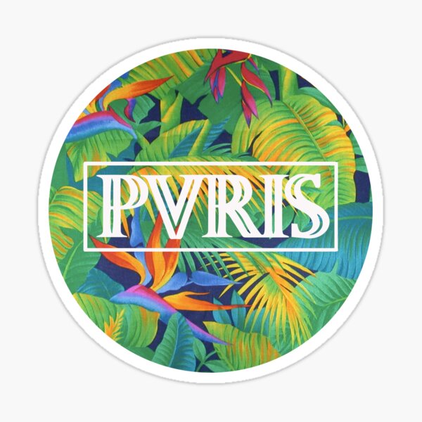 PVRIS Tropical Logo Sticker