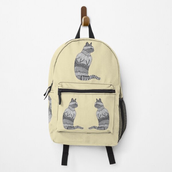 Item preview, Black and White Cat on a Cream Background designed and sold by Jan Palmer.
