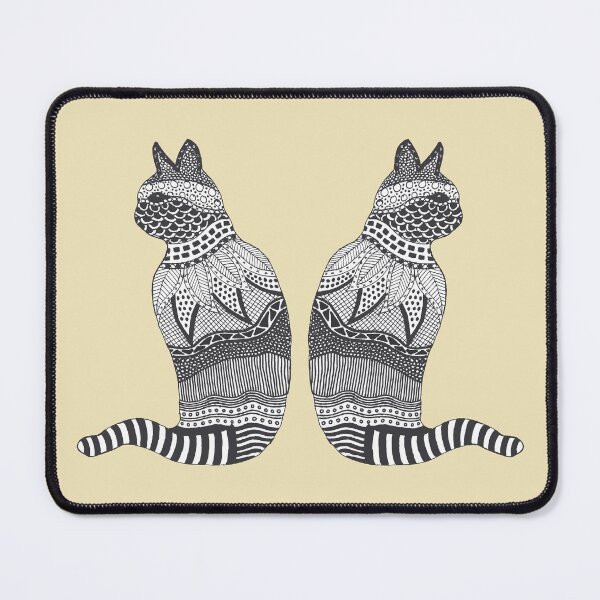Item preview, Black and White Cat on a Cream Background designed and sold by Jan Palmer.
