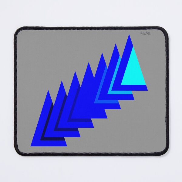 Item preview, Blue triangles graphic designed and sold by wowitsmytshirt.