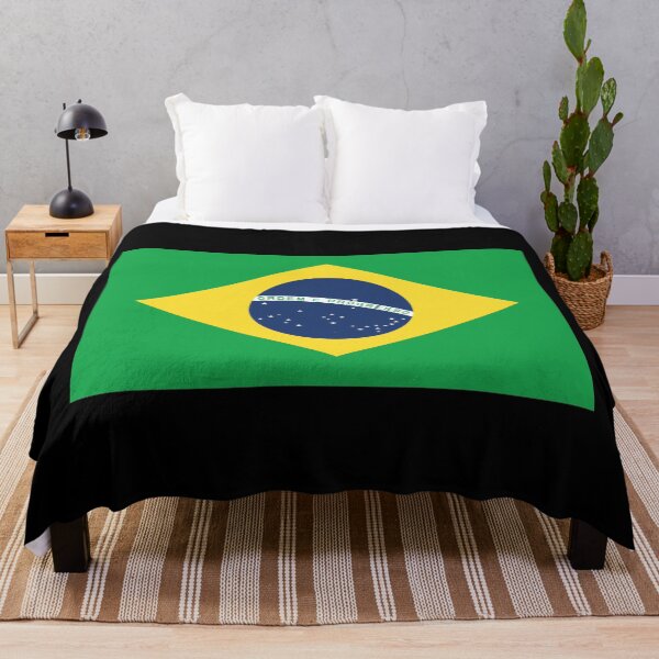 Artikelvorschau, Brasilien-Flagge - Bandeira do Brasil (Klein auf Schwarz) entworfen und verkauft von STUDIO-72.