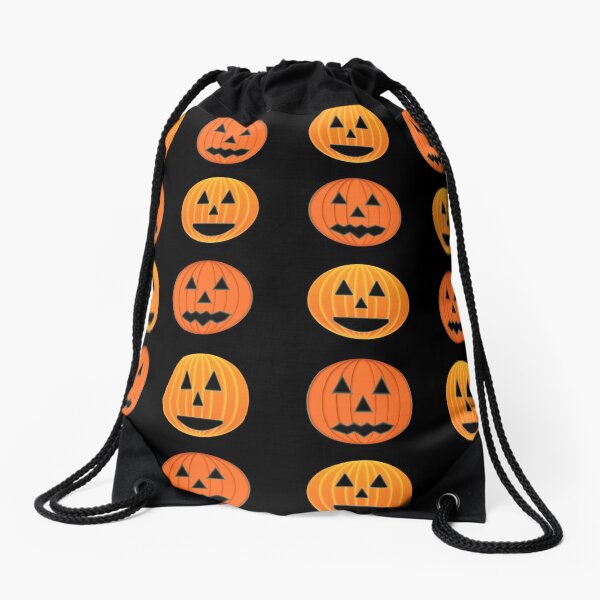 Item preview, Cute pumpkin faces pattern designed and sold by perlphoto.