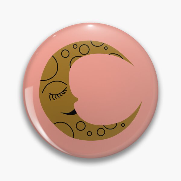 Item preview, Enchanted - Moon - Pink designed and sold by Carrie Cantwell Art.