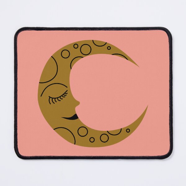 Item preview, Enchanted - Moon - Pink designed and sold by Carrie Cantwell Art.