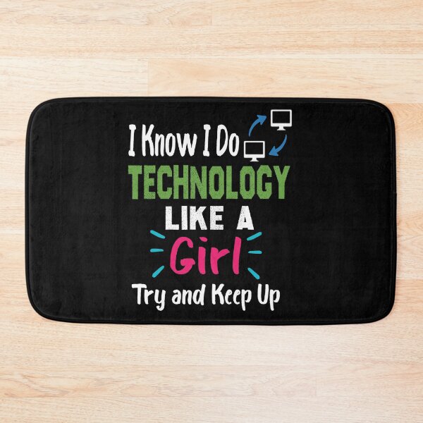 Item preview, Girl who loves technology, Funny quotes design or sarcastic designed and sold by Mac Store.