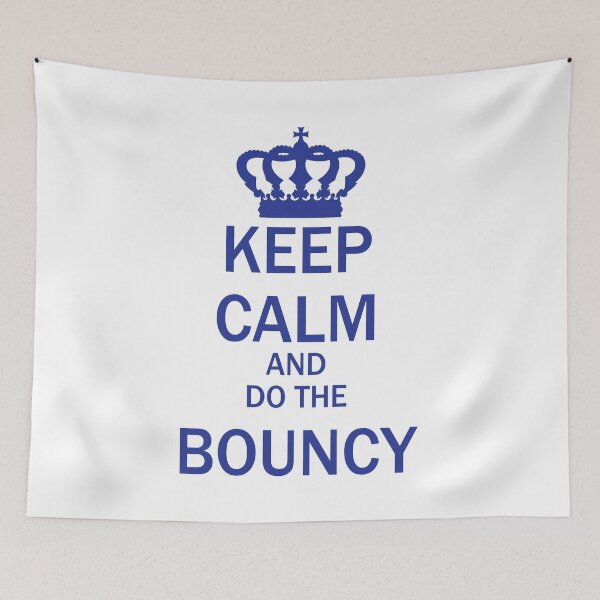 Item preview, Keep Calm and do the Bouncy! Rangers Fan Art Work, Football Fan Gift  designed and sold by FootyLocker.