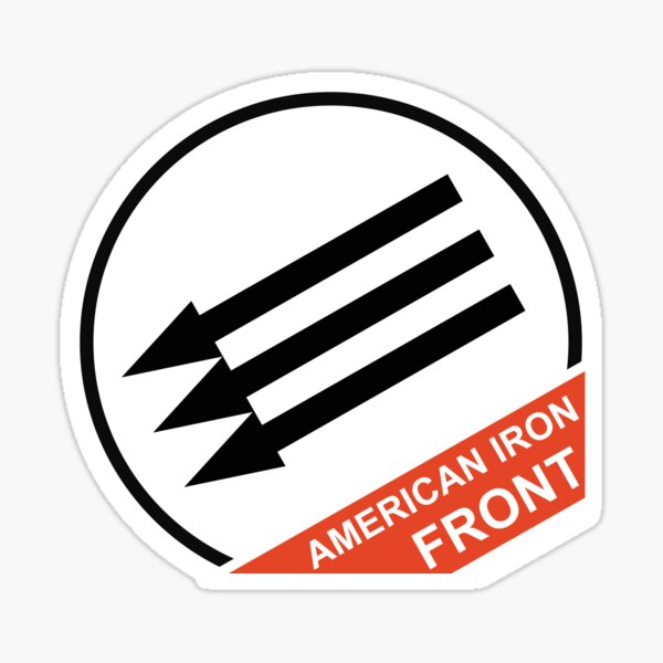 American Iron Front Sticker