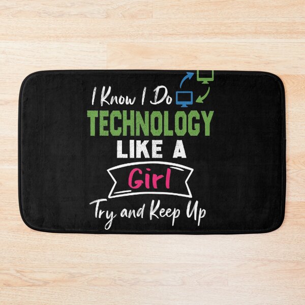 Item preview, Girl who loves technology, Funny quotes design or sarcastic designed and sold by Mac Store.