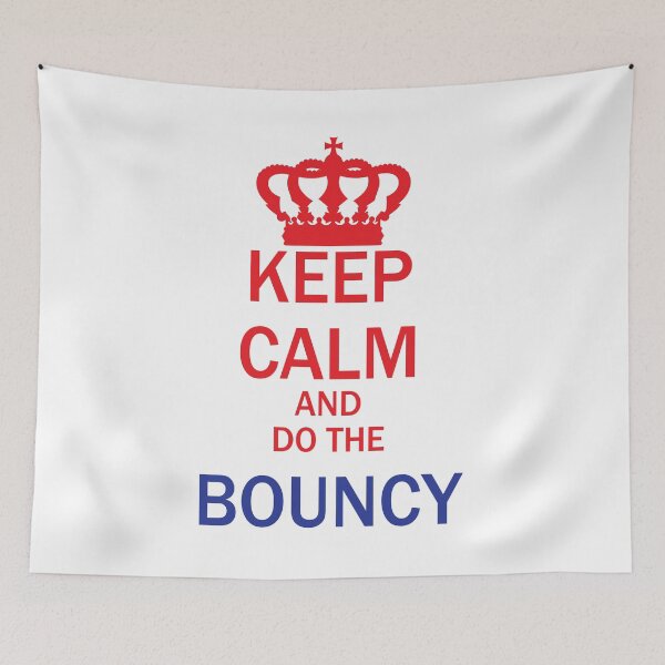 Item preview, Keep Calm and do the Bouncy! Rangers Fan Art Work, Football Fan Gift  designed and sold by FootyLocker.