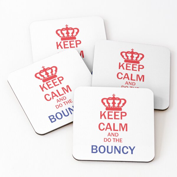 Item preview, Keep Calm and do the Bouncy! Rangers Fan Art Work, Football Fan Gift  designed and sold by FootyLocker.