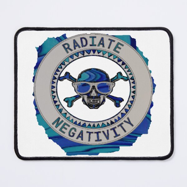 Item preview, Radiate Negativity ripped Skull Surf skater gothic by LowEndGraphics 2022 designed and sold by LowEndGraphics.