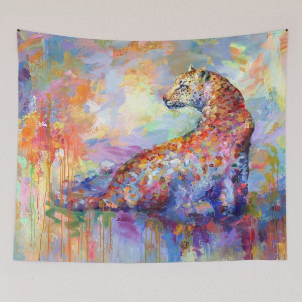 Item preview, Colorful Leopard designed and sold by LeonDevenice.