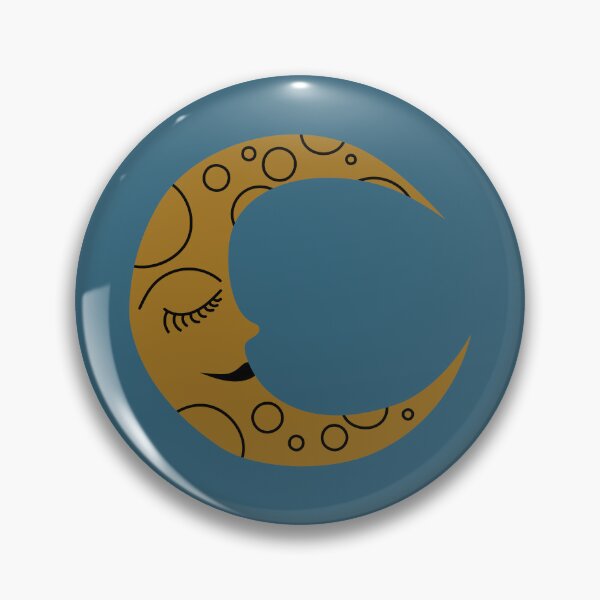 Item preview, Enchanted - Moon - Blue designed and sold by Carrie Cantwell Art.