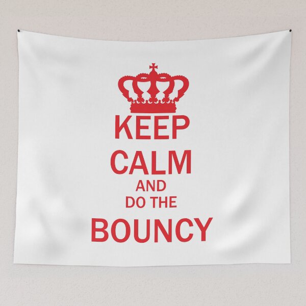 Item preview, Keep Calm and do the Bouncy! Rangers Fan Art Work, Football Fan Gift  designed and sold by FootyLocker.