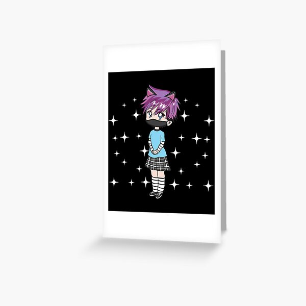 Kawaii Chibi Anime Boy Femboy Sissy Lgbt Aesthetic Greeting Card For Sale By Kinchcorsetshop 6235