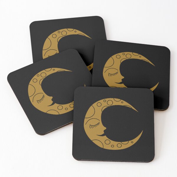 Item preview, Enchanted - Moon - Black designed and sold by Carrie Cantwell Art.
