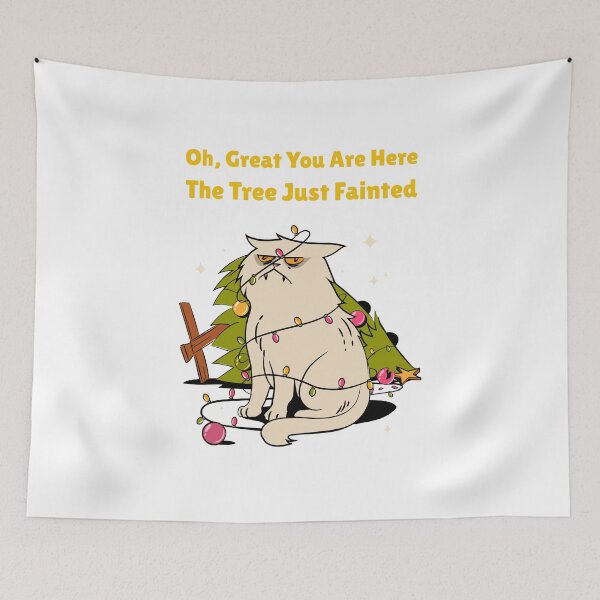 Item preview, Sarcastic Cat Christmas, Willow Days designed and sold by avit1.