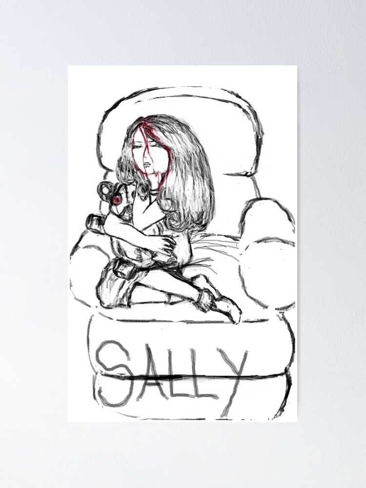 SALLY (CREEPYPASTA) Poster for Sale by Skayda