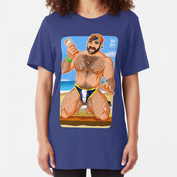 ADAM LIKES SUN LOTION Slim Fit T-Shirt