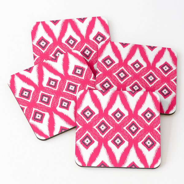 Item preview, modern pink and white pattern designed and sold by Psnj.