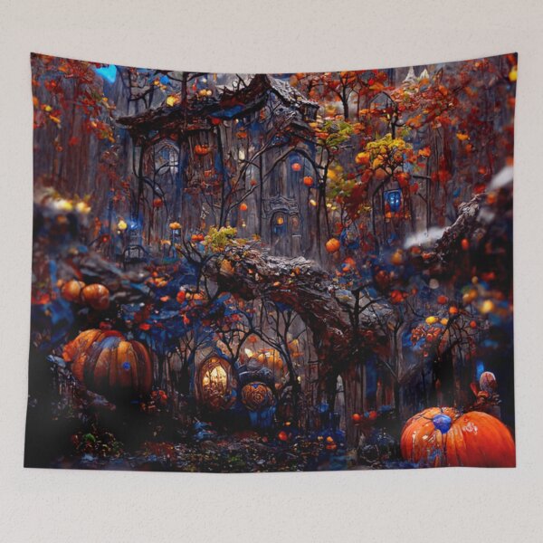 Item preview, Pumpkin Castle designed and sold by abhaley.
