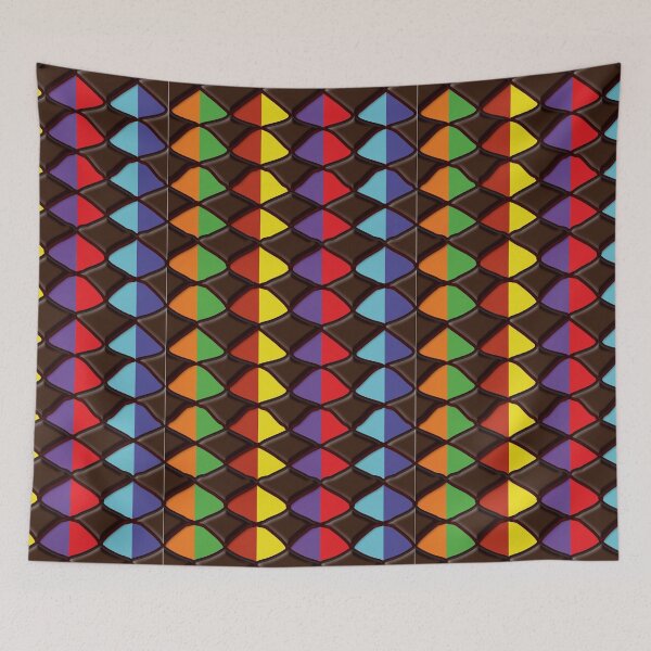 Item preview, Abstract Geometric Triangle Pattern Design designed and sold by delohill.