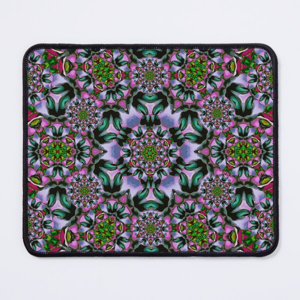 Item preview, tropical blooming forest with decorative flowers mandala designed and sold by Pepita Selles.