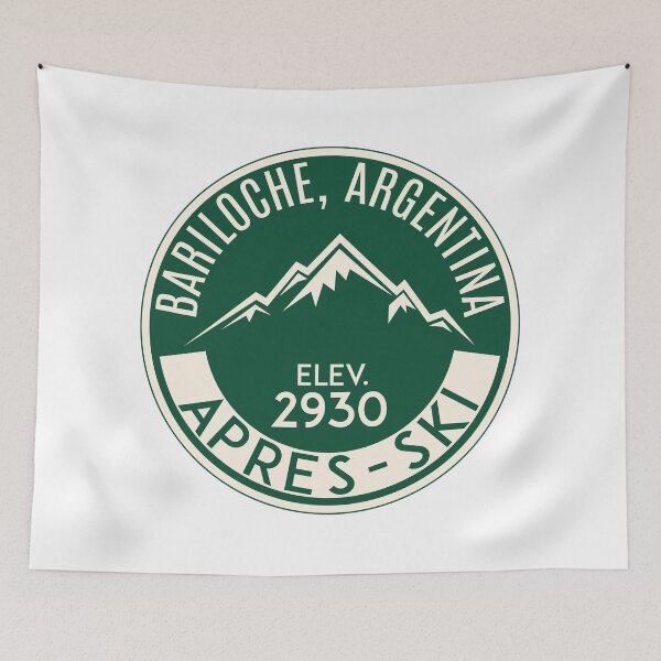 Item preview, SKIING BARILOCHE ARGENTINA APRES SKI MOUNTAINS PARTY designed and sold by DESTINATIONS DECAL.