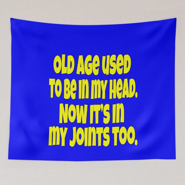 Item preview, Sarcastic Senior Citizen Old Age Used To Be In My Head designed and sold by fantasticdesign.