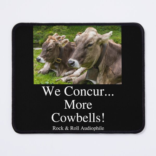 Item preview, We Concur. More Cowbells! 01 White Text designed and sold by TWMBDesigns.