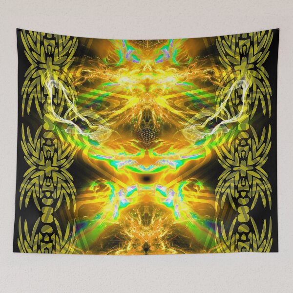 Item preview, Golden Annunaki Angel Fire designed and sold by Discordant Dreams Art.