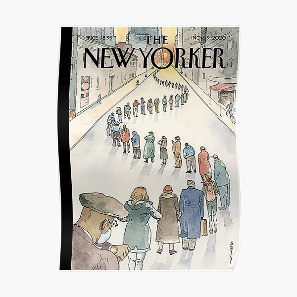 America in Line Poster