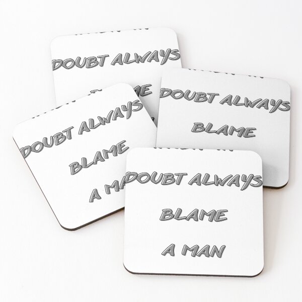 Item preview, When In Doubt Always Blame a man  designed and sold by Adjato  Design.