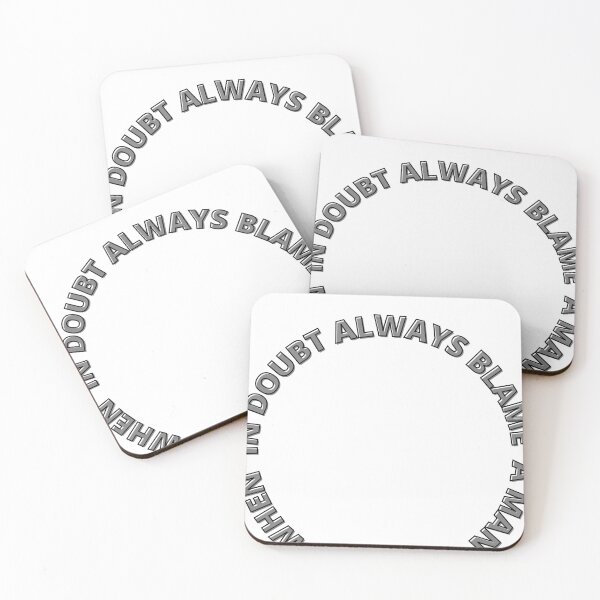Item preview, When In Doubt Always Blame a man  designed and sold by Adjato  Design.