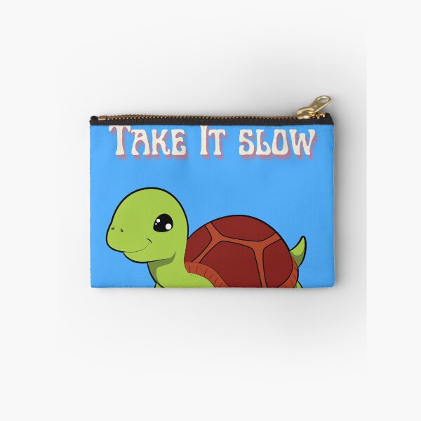 Item preview, Take It Slow Turtle Pun designed and sold by CreationsByMS20.