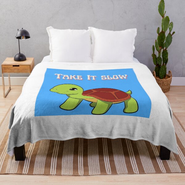 Item preview, Take It Slow Turtle Pun designed and sold by CreationsByMS20.