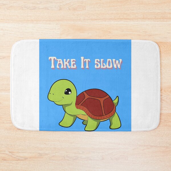 Item preview, Take It Slow Turtle Pun designed and sold by CreationsByMS20.