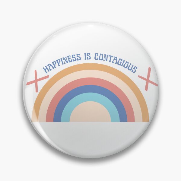 Item preview, happiness is contagious designed and sold by R&C.