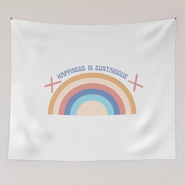 Item preview, happiness is contagious designed and sold by R&C.