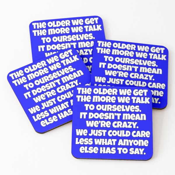 Item preview, Sarcastic Senior Citizen The Older We Get The More We Talk To Ourselves designed and sold by fantasticdesign.