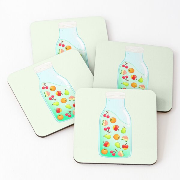 Item preview, Cute Pastel Fruit Punch Bottle designed and sold by HannahRaeArts.