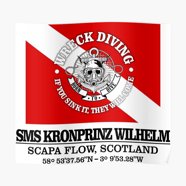 Kronprinz Wilhelm (best wrecks) Poster