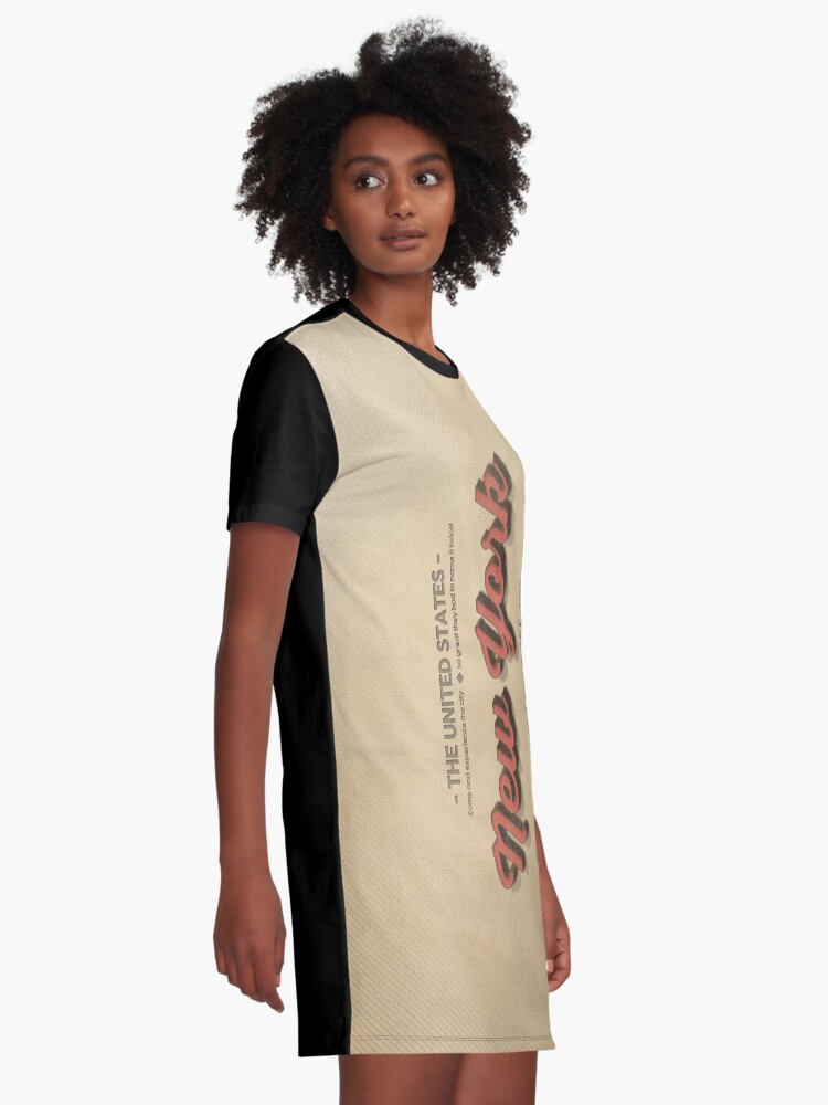 Alternate view of Vintage New York 1 Graphic T-Shirt Dress