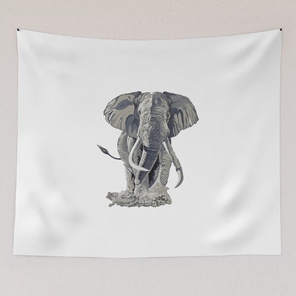 Item preview, wild elephant looking good designed and sold by robertrios11.