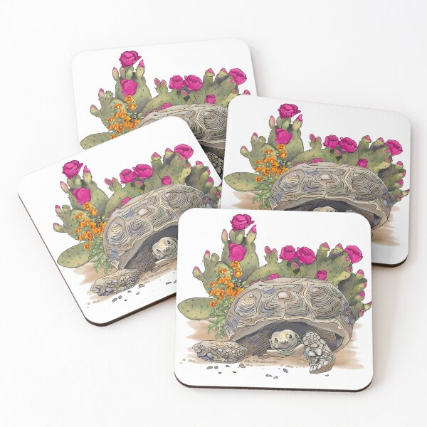 Item preview, Mojave Desert Tortoise with Cactus designed and sold by Julie Townsend.