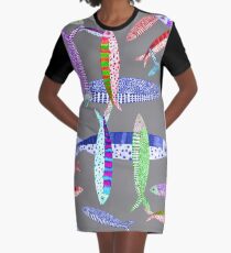 Sardines Graphic T-Shirt Dress