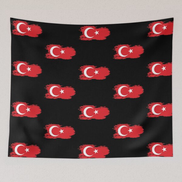Item preview, Turkey - national flag, brush effect designed and sold by Mohja-Design.