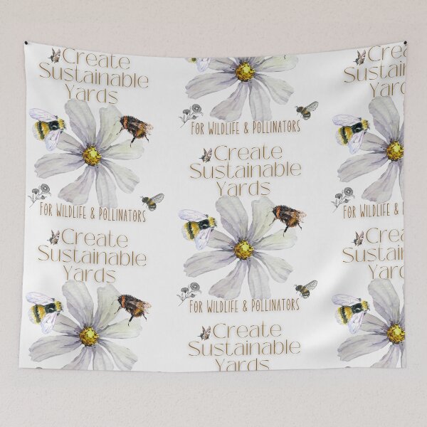Item preview, Create Sustainable Yards Colorful Illustration Design designed and sold by EarthArtDesigns.