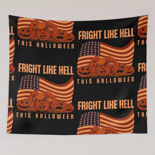 Item preview, Halloween pumpkin, Fright like Hell USA designed and sold by Martzart.